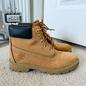 TIMBERLAND BOYS 6 CLASSIC WORK BOOT - TAN